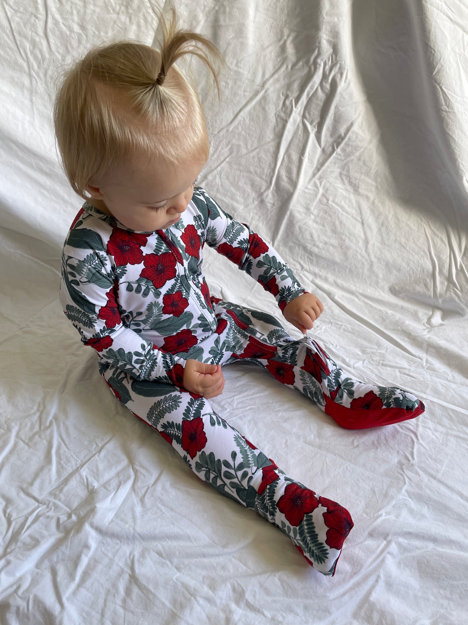 Two way zipper baby pajamas. Bamboo children’s pajama.